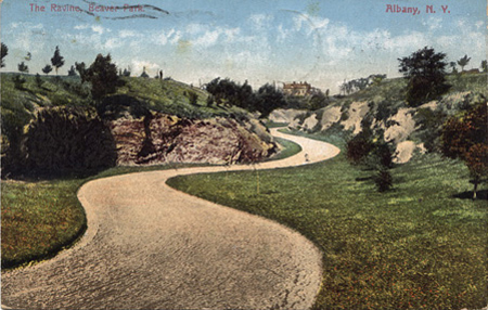 Postcard Of The Ravine Marked 1913, The Sewage Treatment Facility Will Go In The Foreground