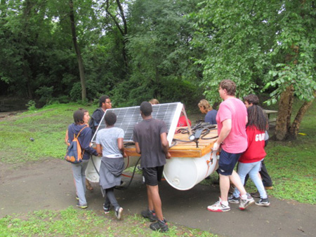 Hauling The Deck To The Water, it Was Not Light