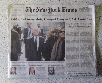 NY Times Front Page