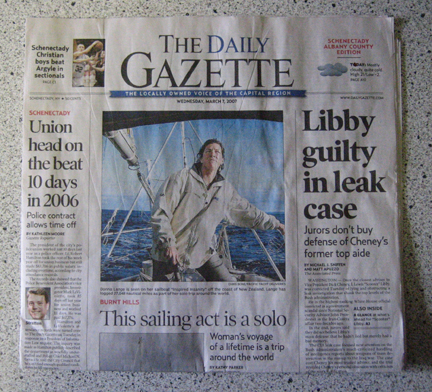 Daily Gazette Front Page