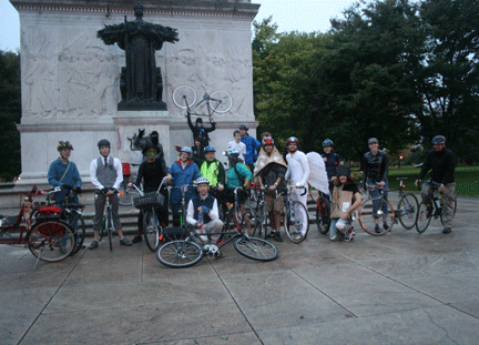 Some Of This Year's Halloween Riders, Ready To Go
