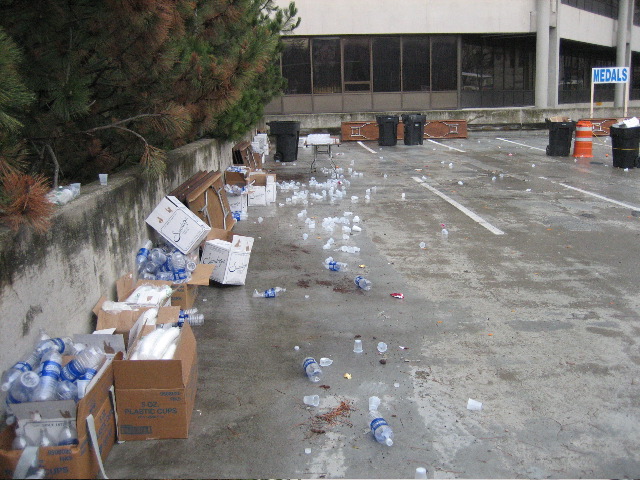 Crap left behind