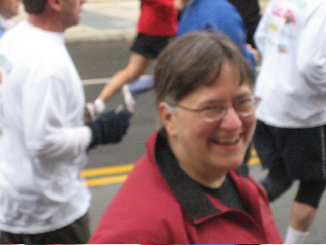 The wife out of focus