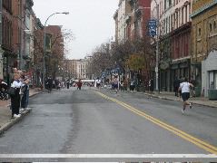 Approaching the finish